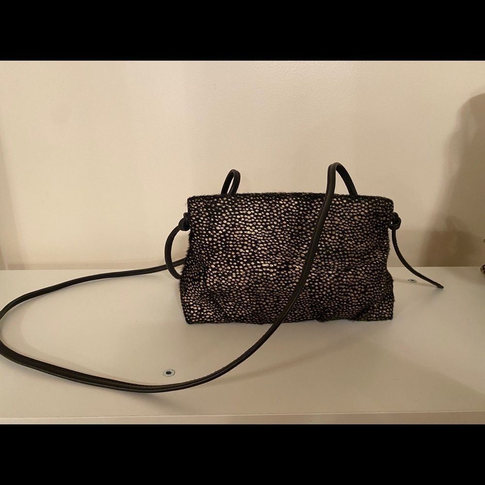 Printed Calf skin purse